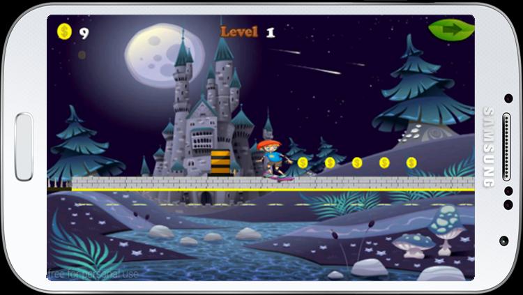 Jungle castle skate run