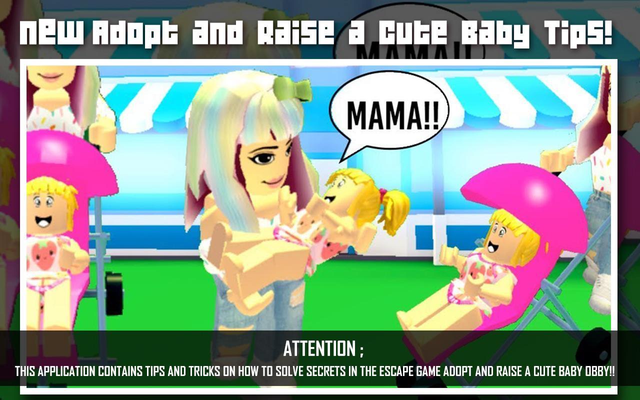 Simulator Adopt and Raise a Cute Baby  Obby Advice