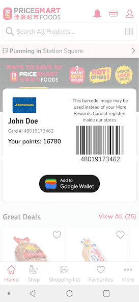 PriceSmart foods