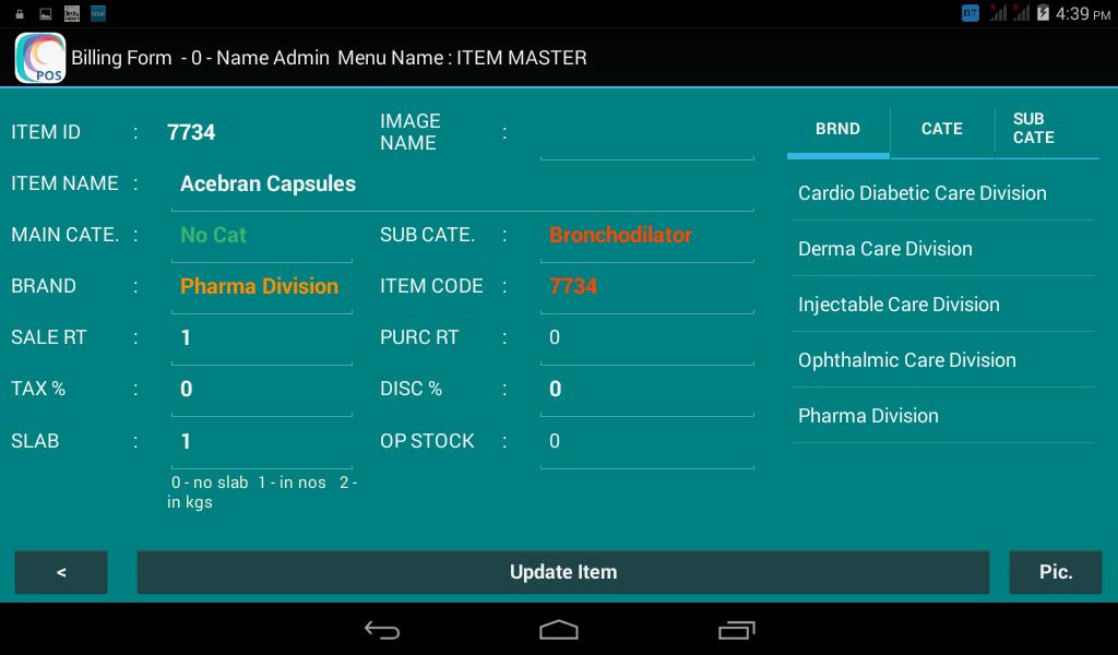 Pharma Billing & Inventory