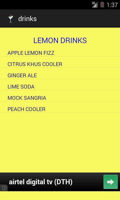 Drinks