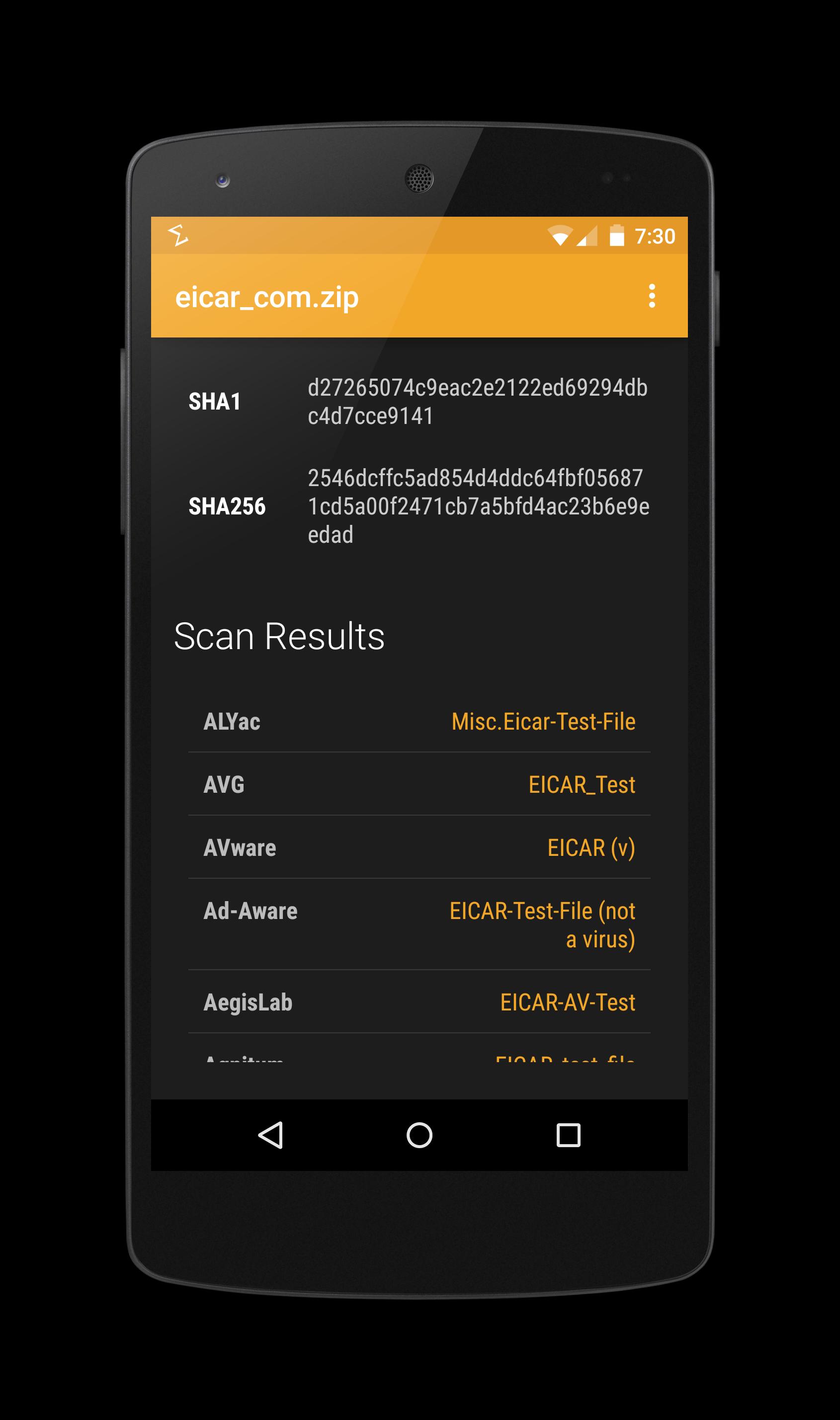 VirusTotal Uplink