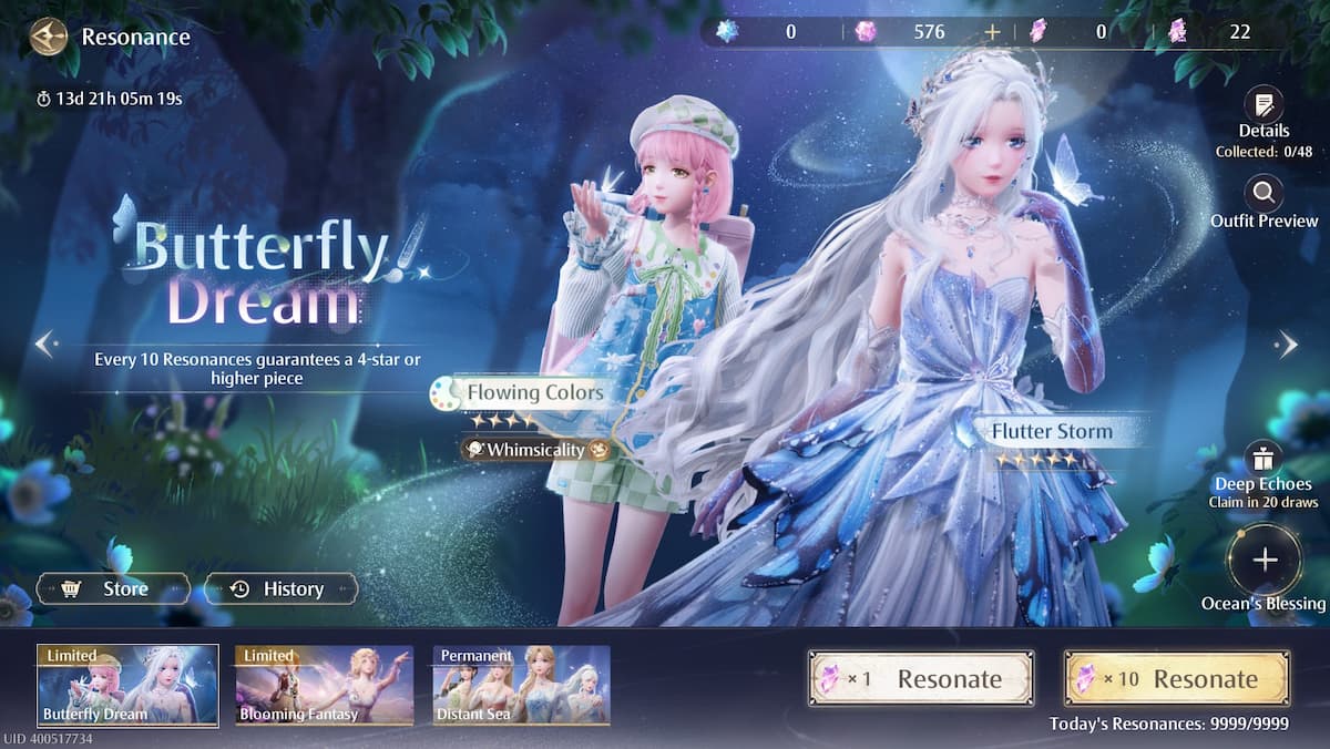 Infinity Nikki Gacha & Pove System อธิบาย