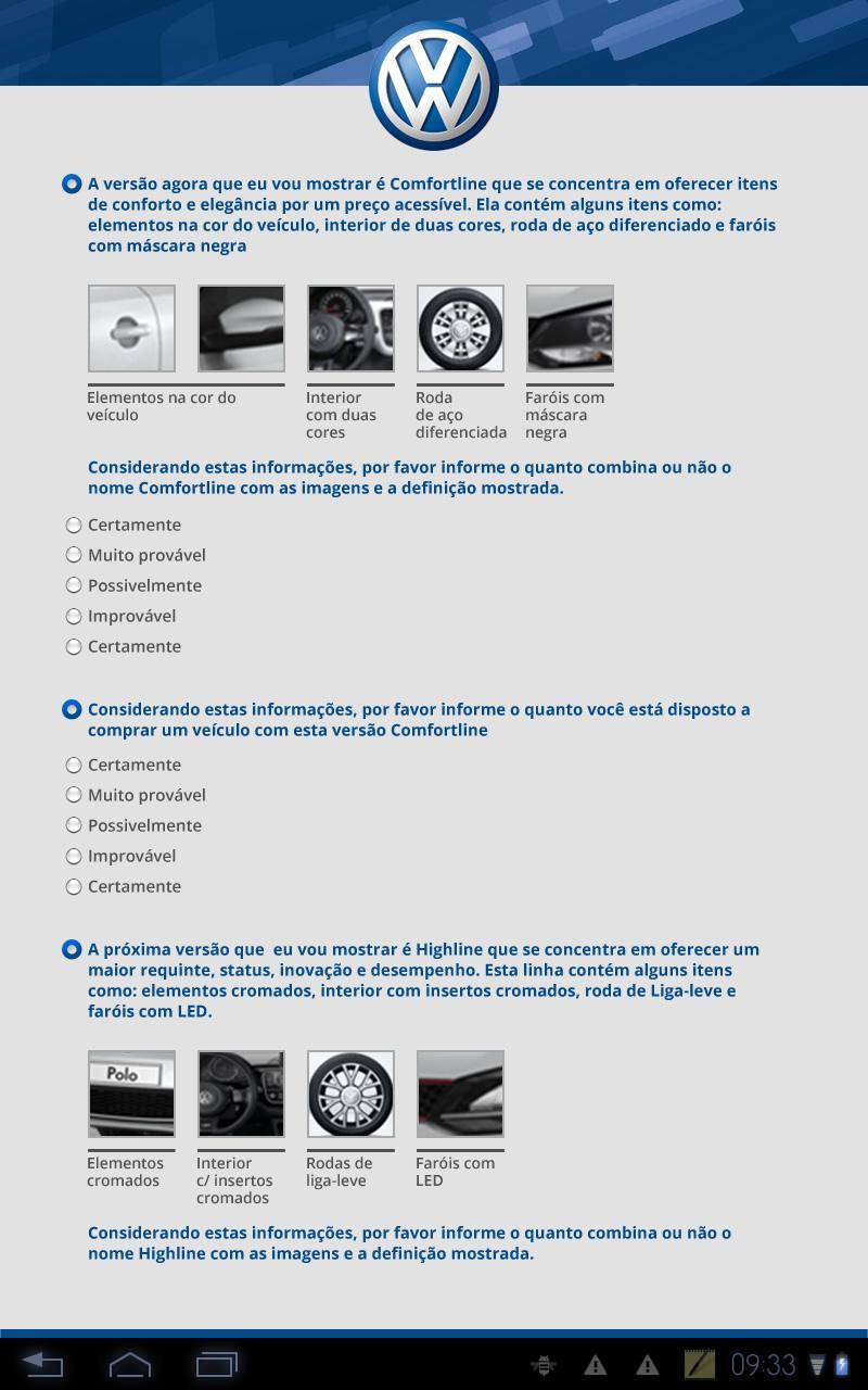 Pesquisa Volkswagen