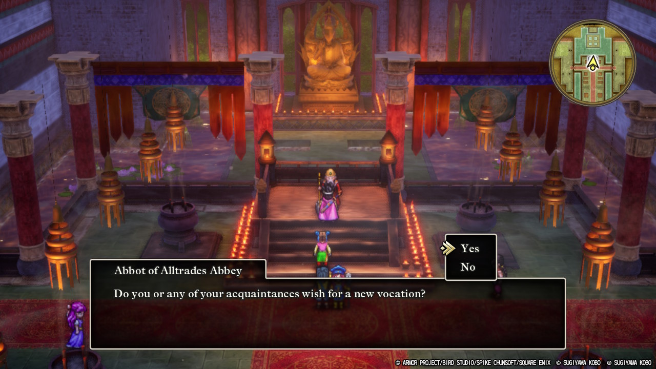 Dragon Quest IIIでクラスを変更する方法III：HD-2Dリメイク 