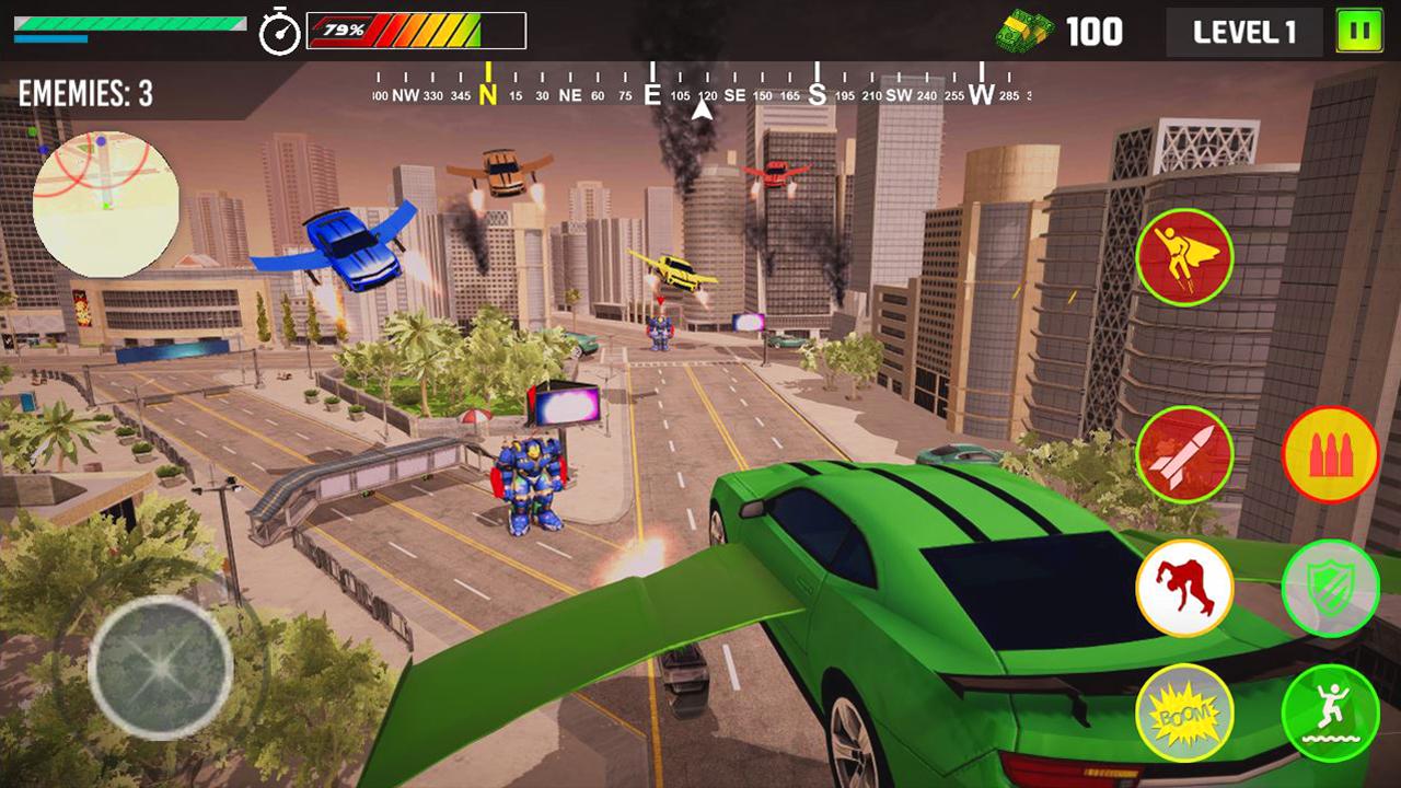 Flying Car Robot