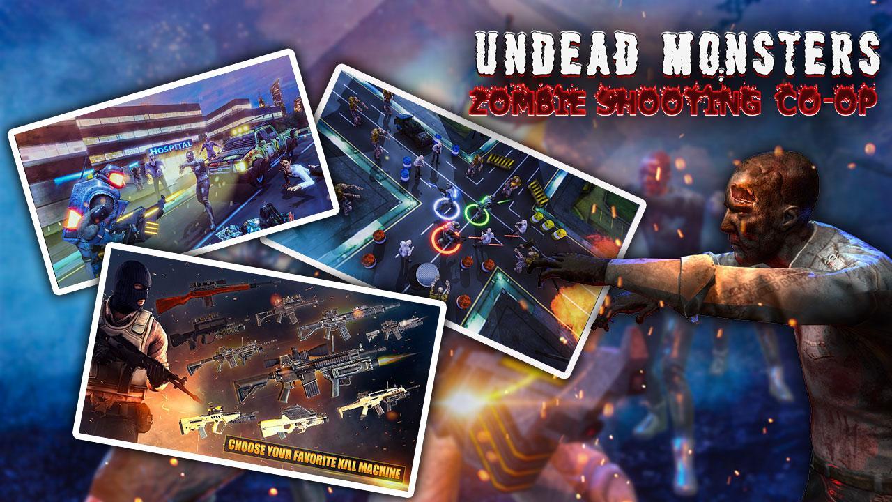 Undead Monsters Zombie Shooting: Survival Co-op 3D