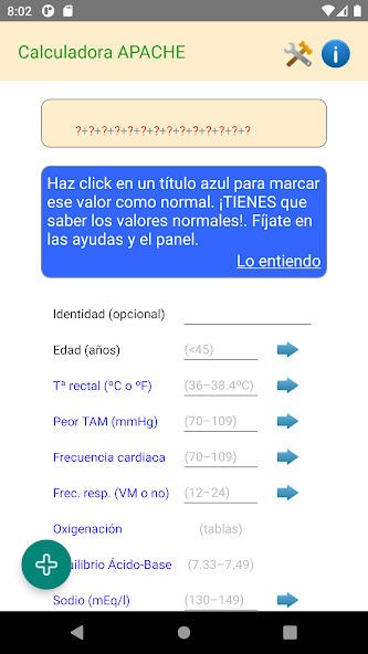 APACHE II Calc