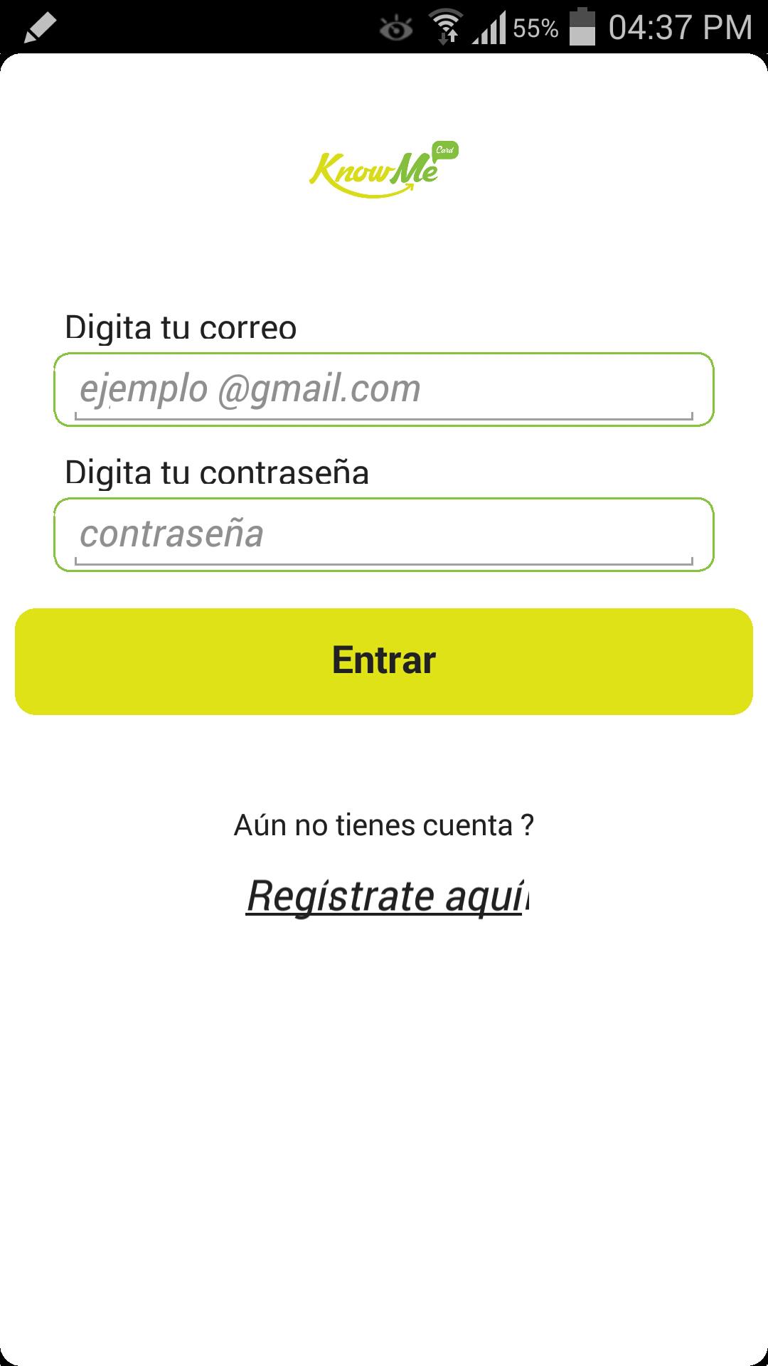 KnowMe Card