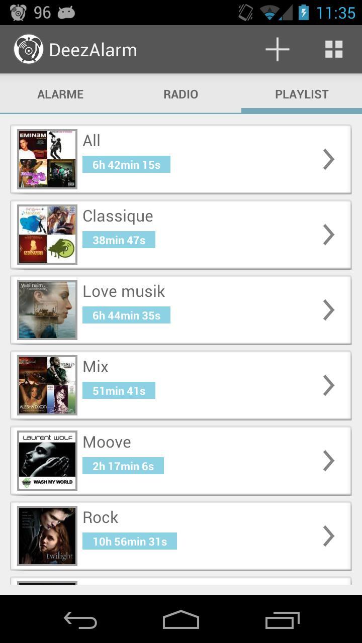 Deezalarm :Alarm with Deezer
