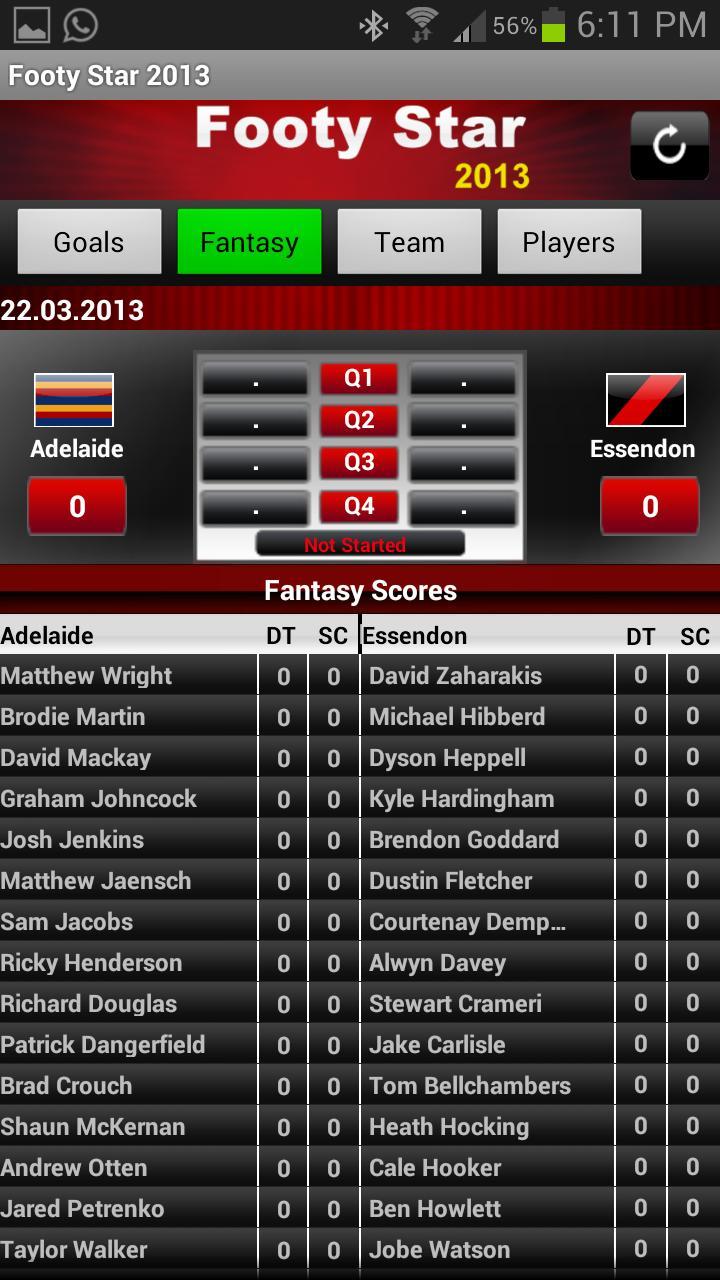AFL Footy Star 2015