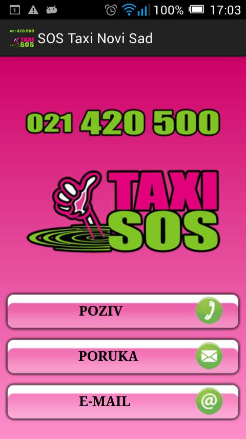 SOS Taxi Novi Sad