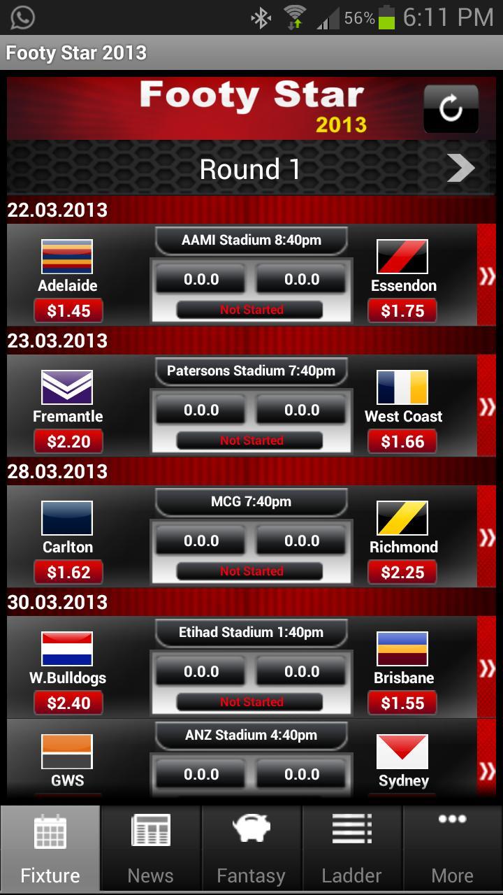 AFL Footy Star 2015
