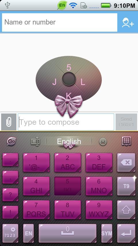 GO Keyboard Ladies theme