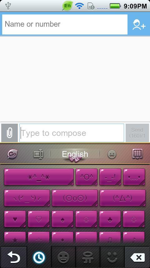 GO Keyboard Ladies theme