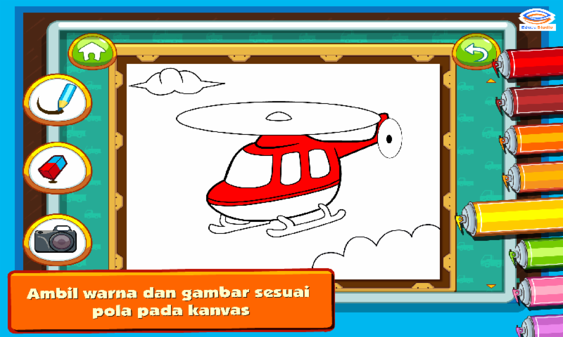 Marbel Mewarnai : Transportasi