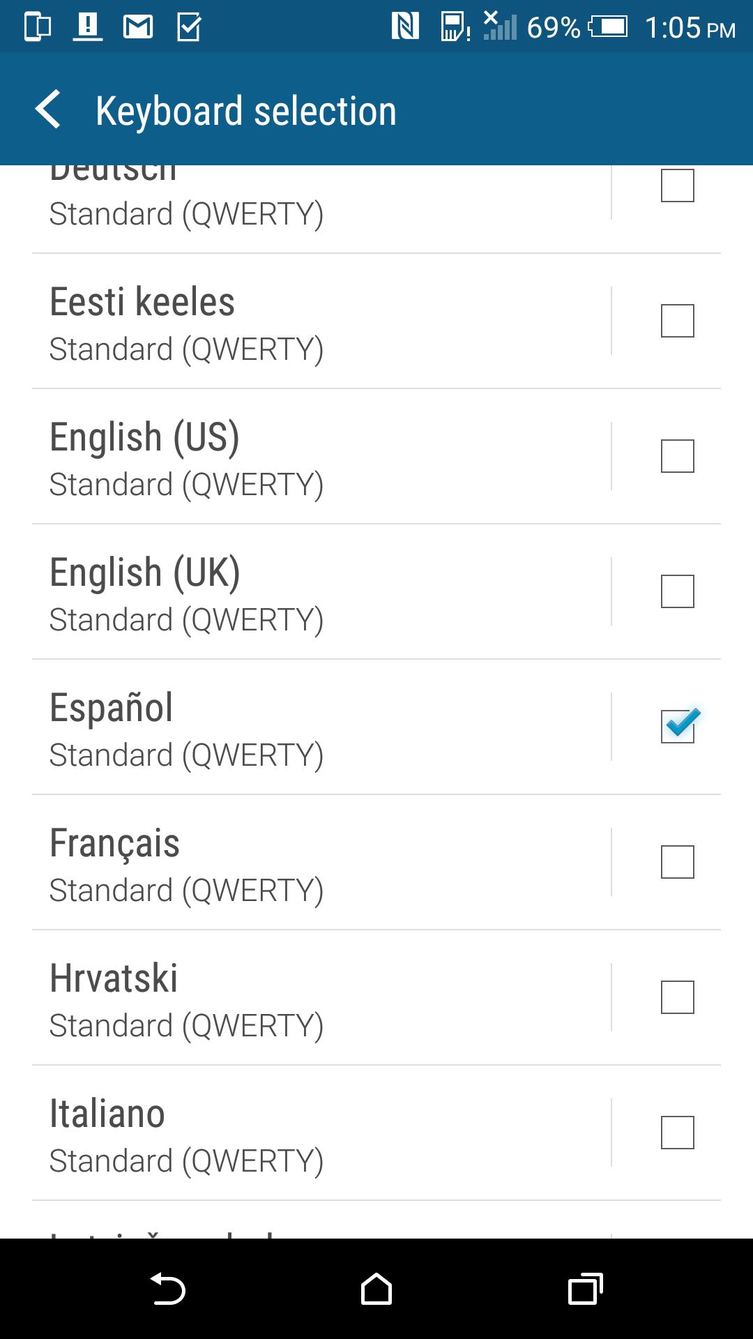 HTC Sense Input - ES