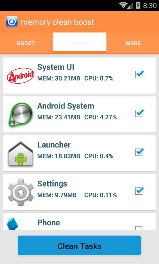 memory clean boost