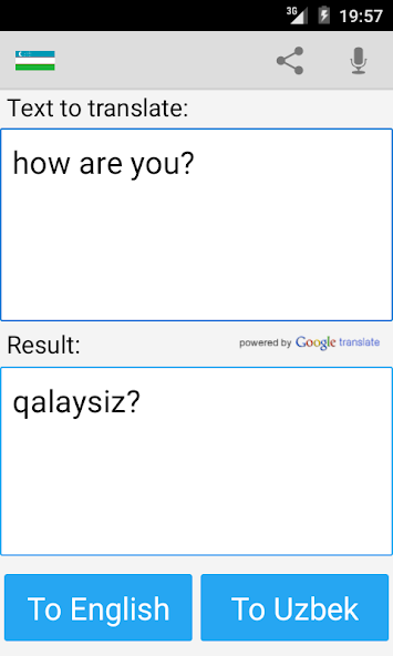 Uzbek English Translator