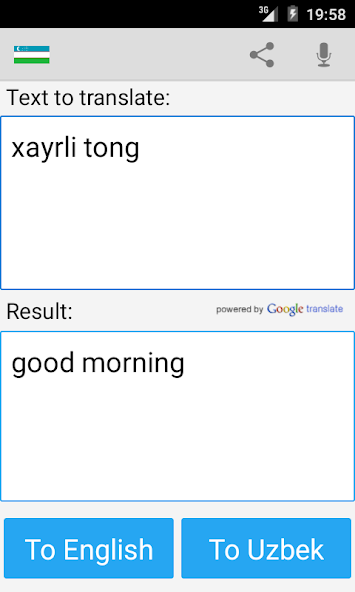 Uzbek English Translator