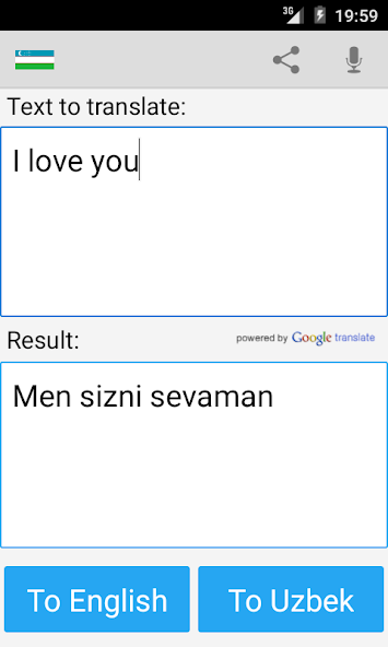 Uzbek English Translator