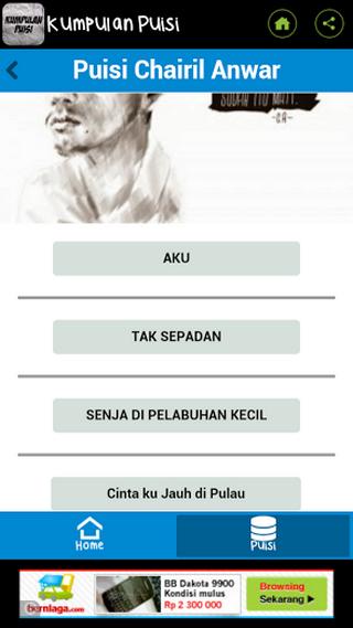 aplikasi kumpulan puisi