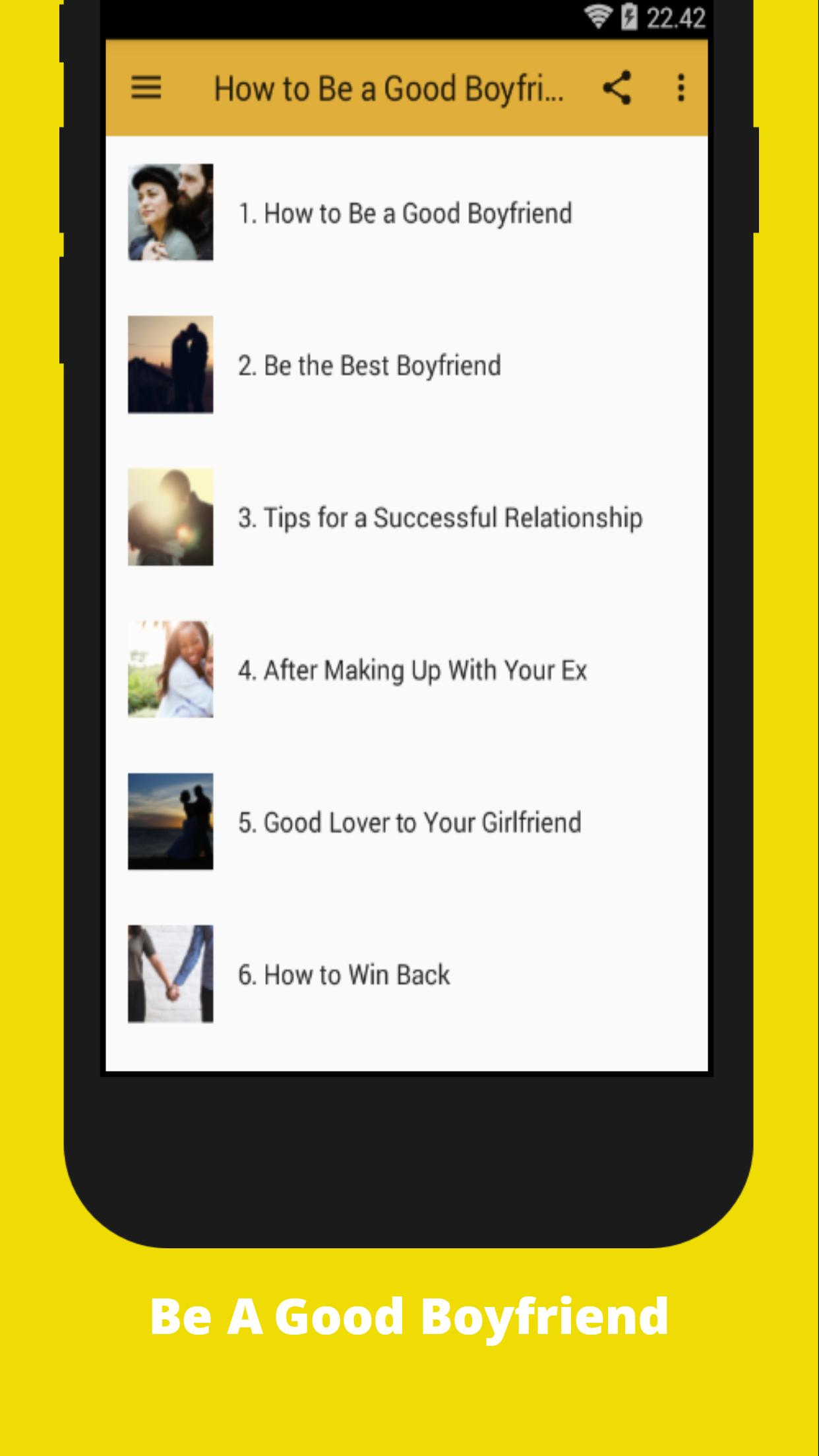 How to Be a Good Boyfriend