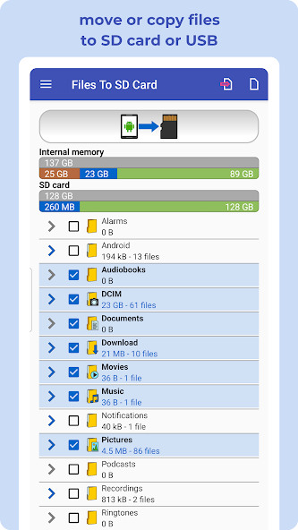 Files To SD Card