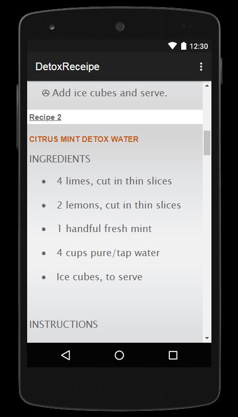Detox Receipe