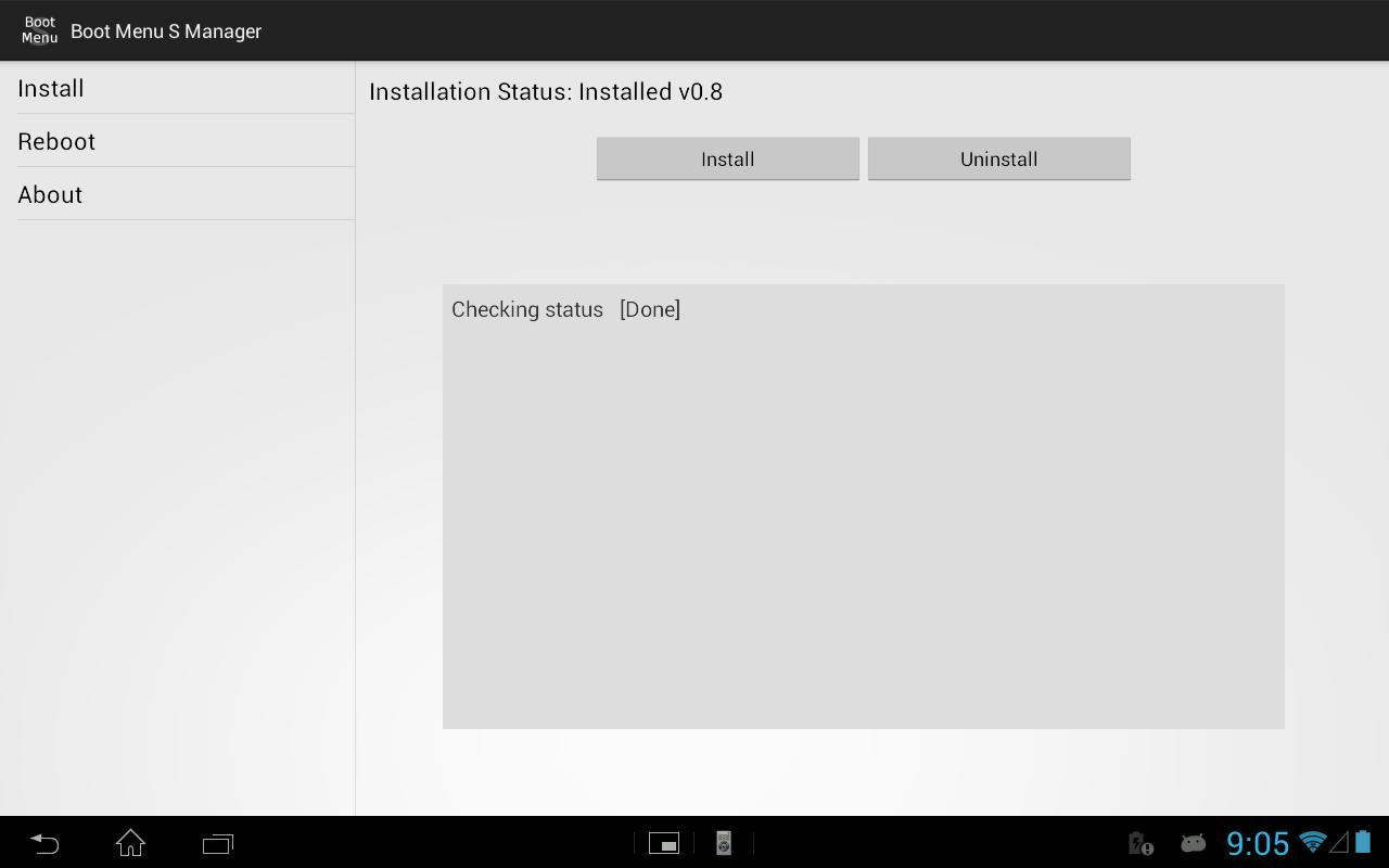 Boot Menu S