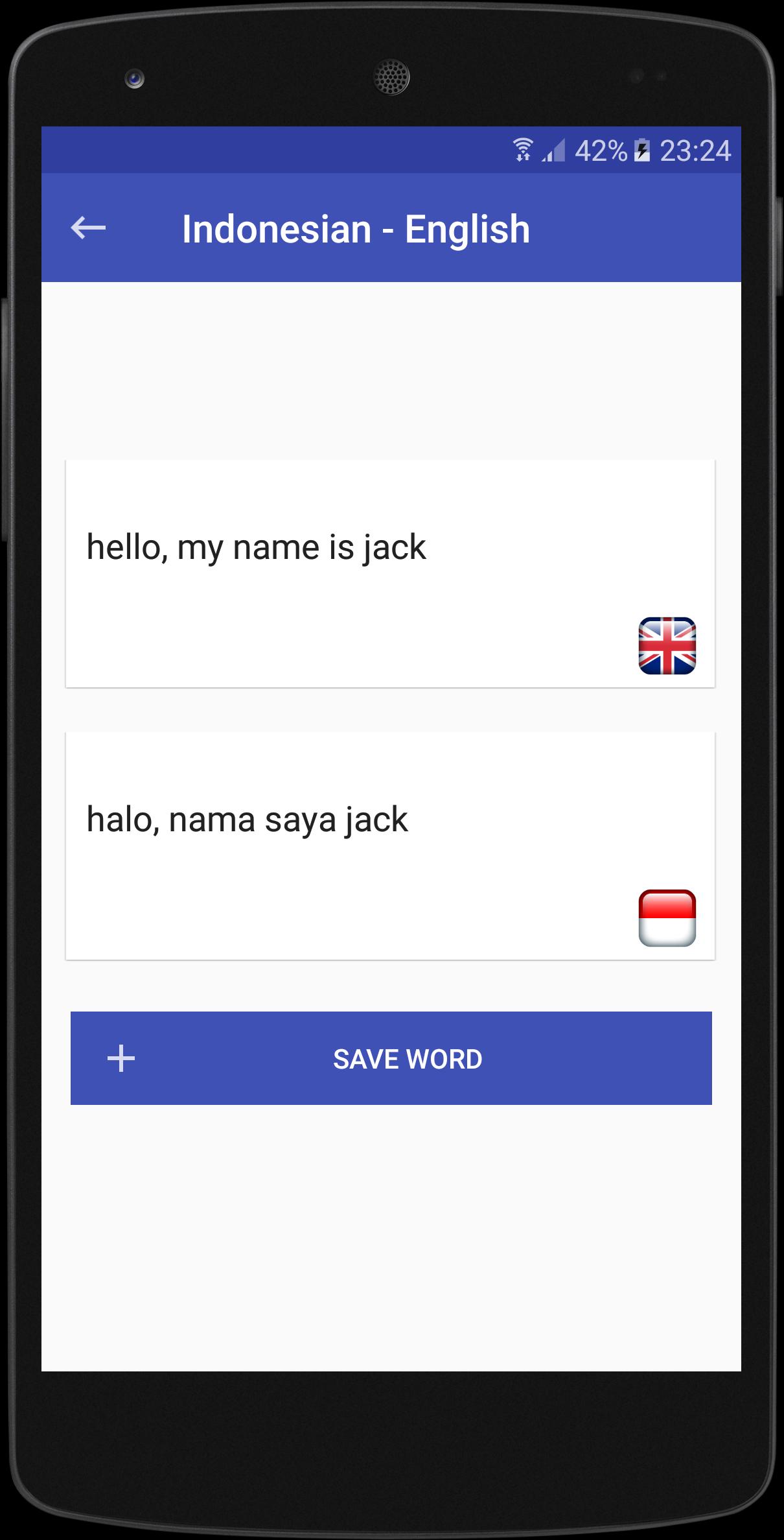 Indonesian-English Translator