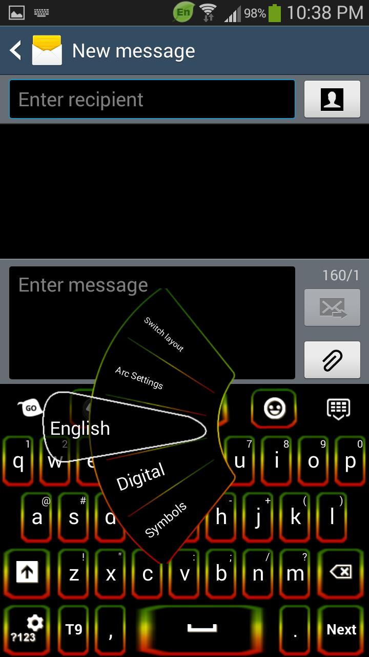Rasta Neon Keyboard