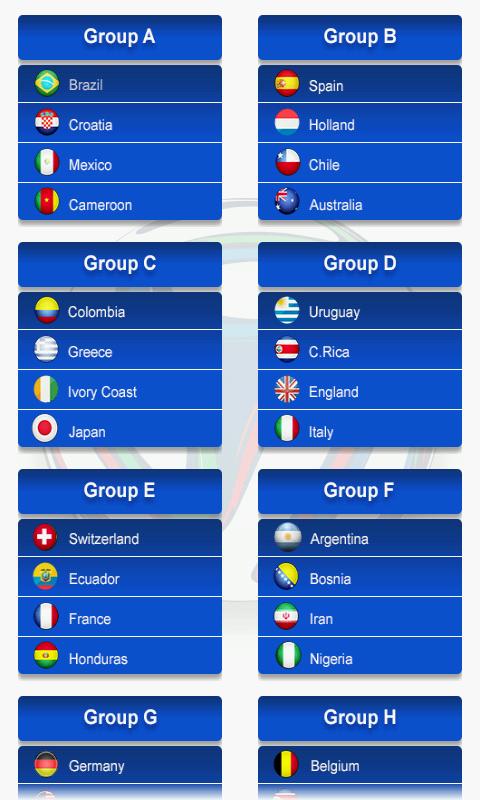 Football Worldcup 2014