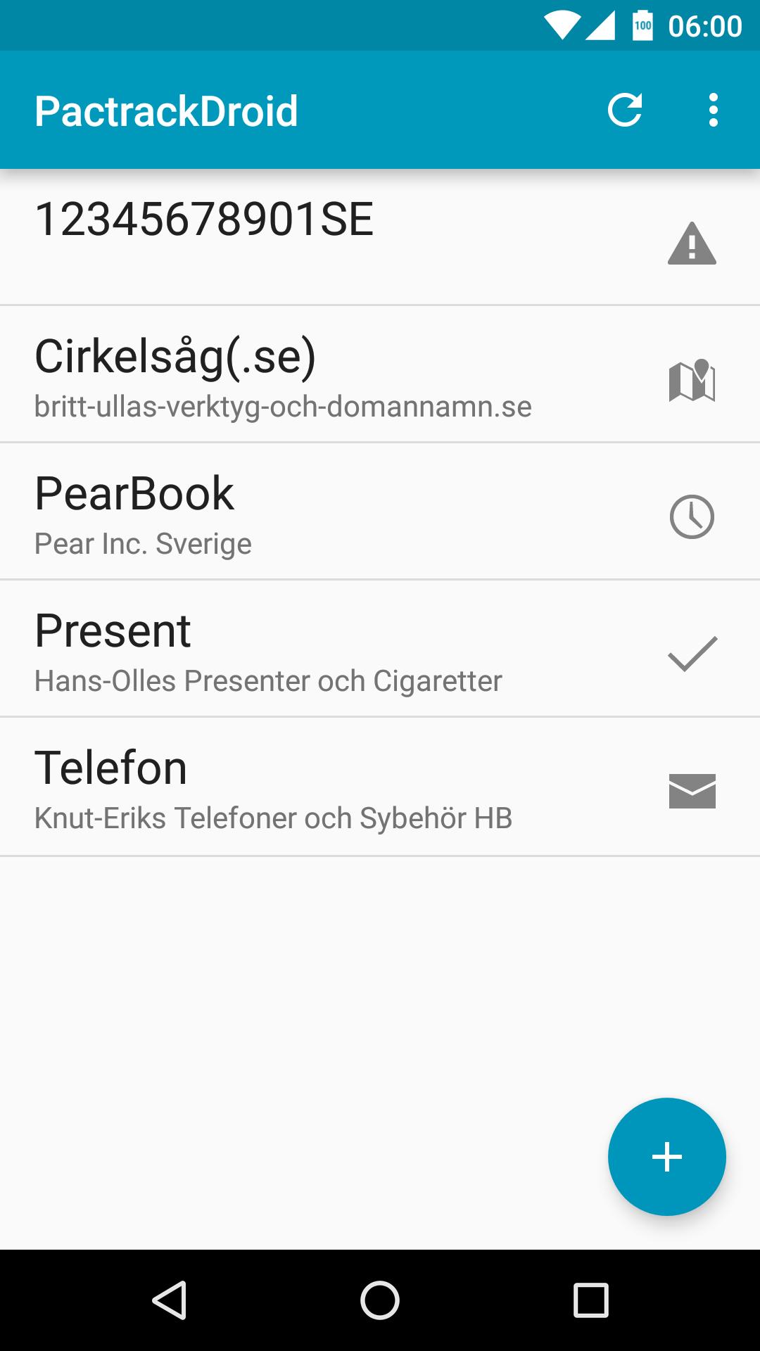 PactrackDroid