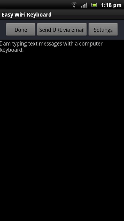 Easy WiFi Keyboard