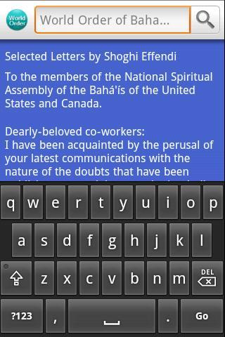 The World Order of Baha'u'llah