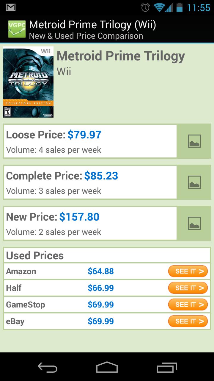 Video Game Price Charts
