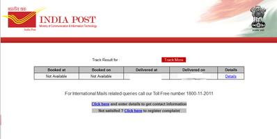 India Speed Post Tracker