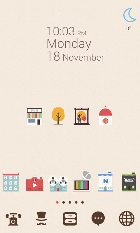 ColorTown LINE Launcher theme