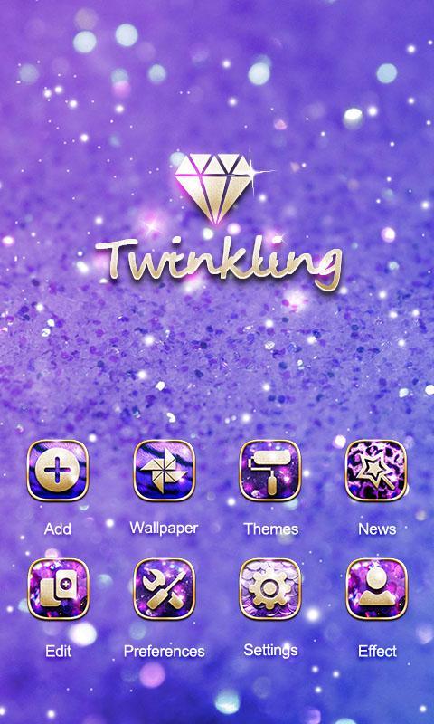 Twinkling GO Launcher Theme