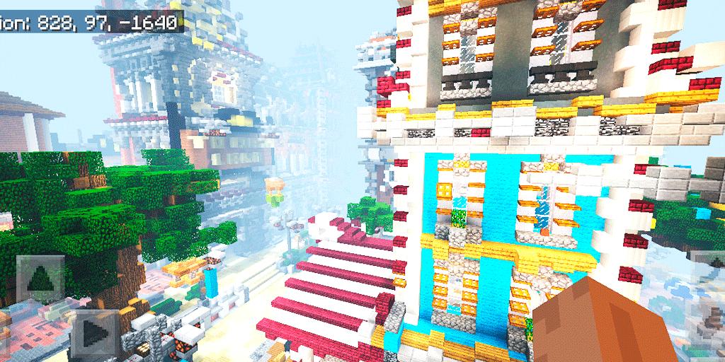 Colonial Server Spawn. MCPE map