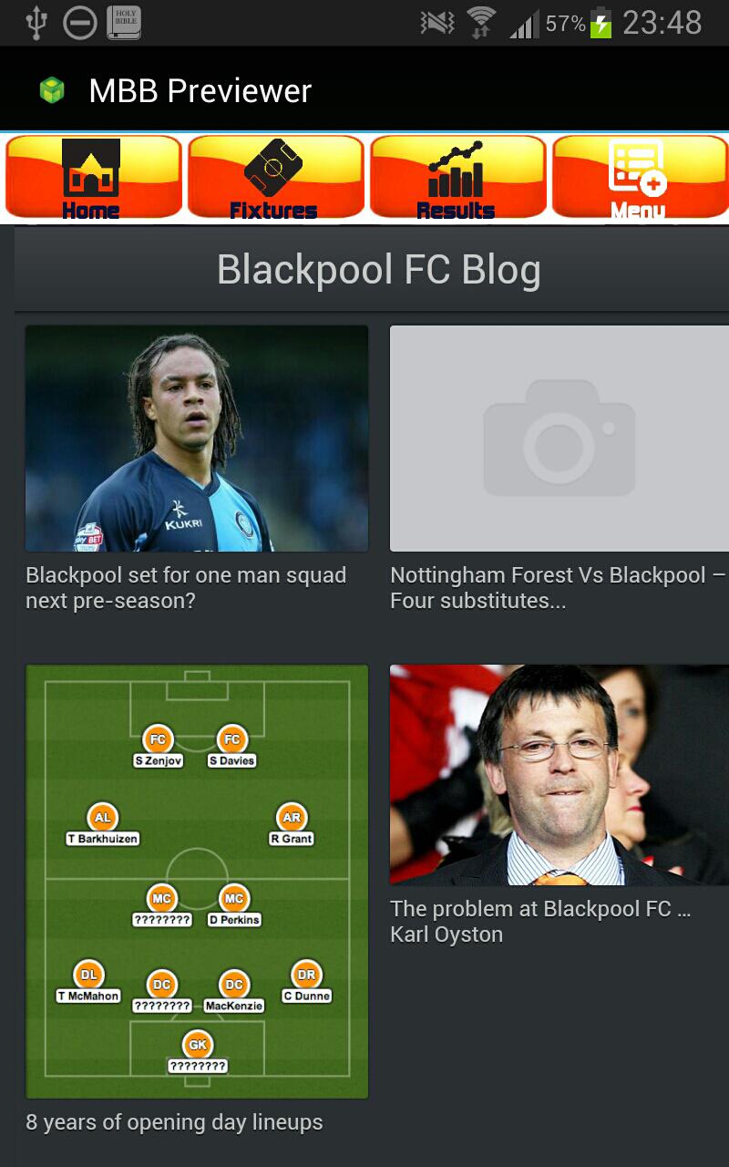Blackpool FC Mobi