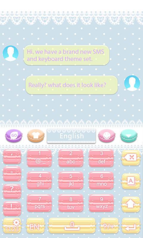Macaron GO Keyboard Theme
