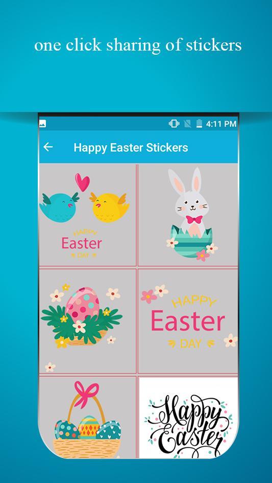 Happy Easter Stickers - WAStickerApps