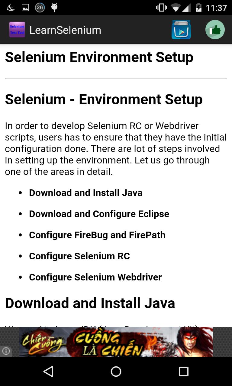 Learn selenium