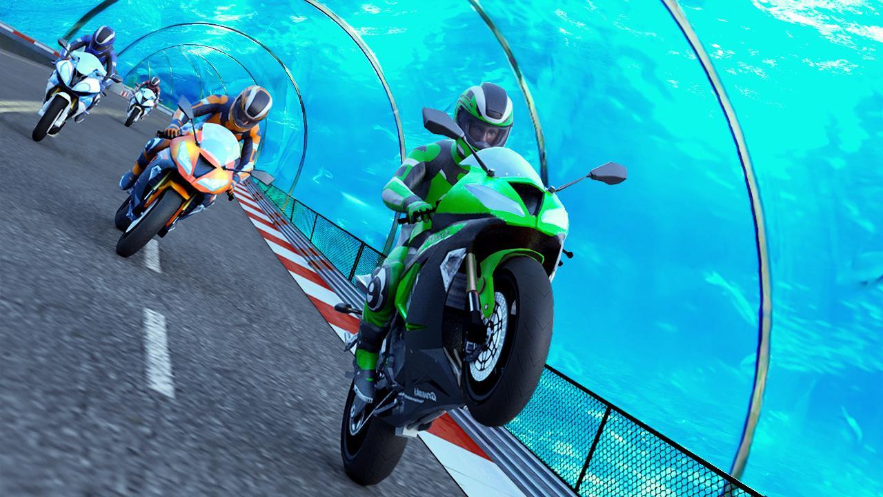 Underwater Bike Stunt Racing