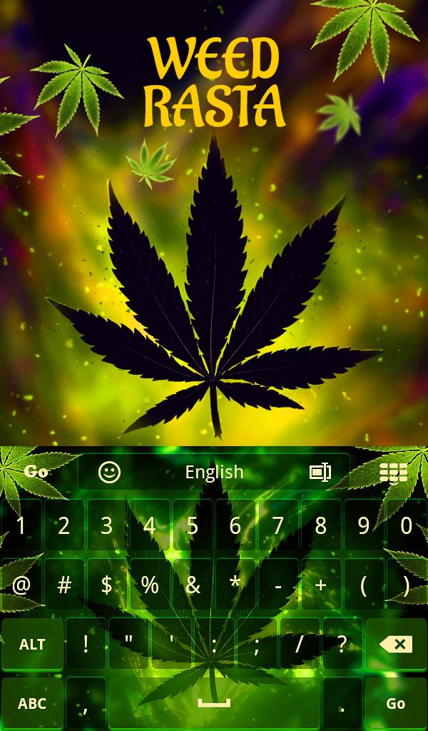 Weed Rasta Keyboard