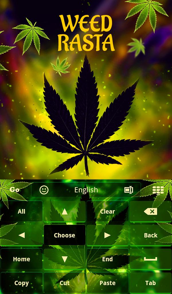 Weed Rasta Keyboard