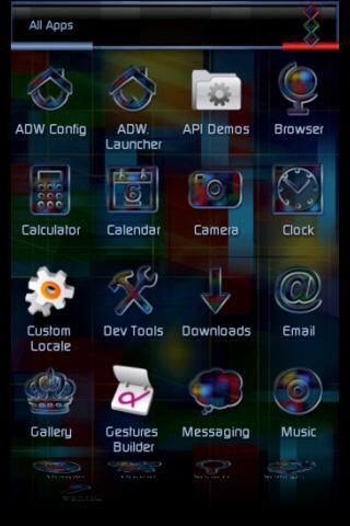 ADWTheme Techno Rainbow