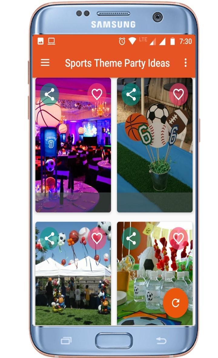 Sports Theme Party Ideas